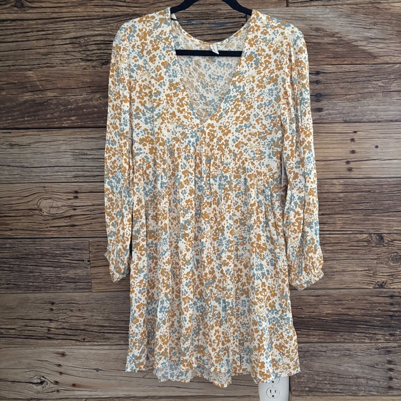 Salty Crew Hidden Ditsy Longsleeve Dress - Picture 1 of 6